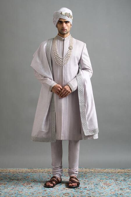 Gargee Designers Kiaan Textured Sherwani Set 