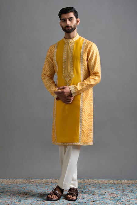 Gargee Designers Surya Tej Printed & Embroidered Kurta Set 