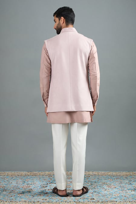 Gargee Designers Jaal Cutwork Bundi Kurta Set 