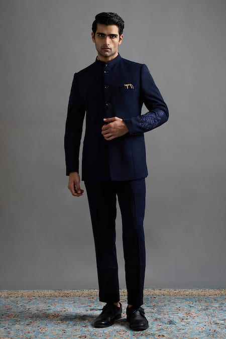Gargee Designers Shyamalraj Embroidered Sleeves Jodhpuri Set 