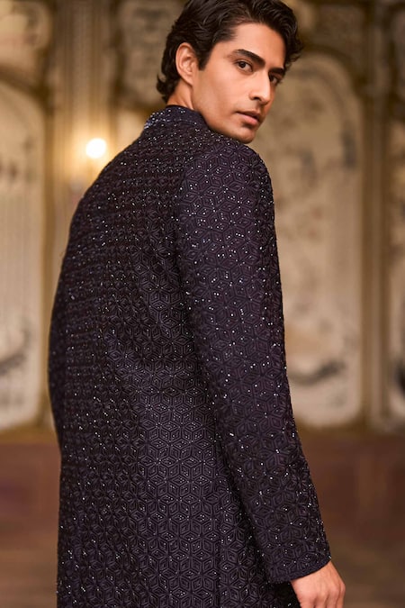 Seema Gujral Embroidered Sherwani With Kurta Set 