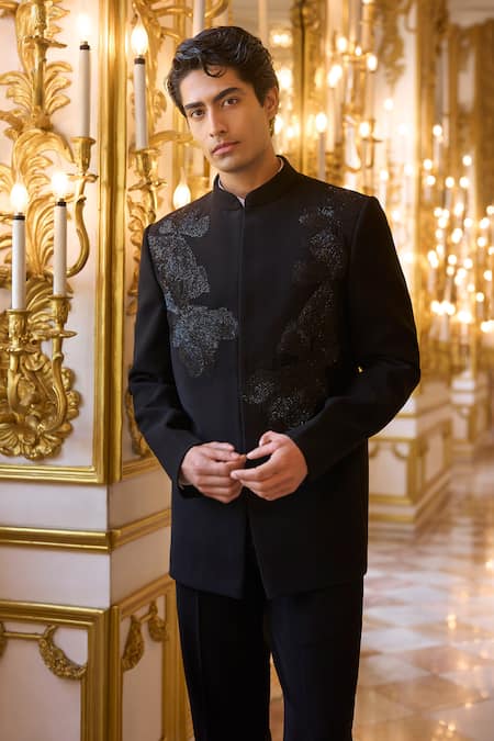 Seema Gujral Embellished Bandhgala & Pant Set 