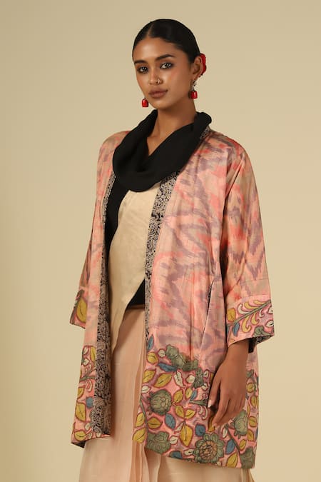 LATHA PUTTANNA Hand Painted Kalamkari Jacket 