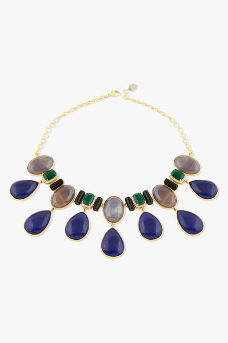 Joules by Radhika Caelina Stone Embellished Necklace 