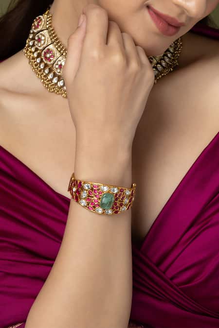 Joules by Radhika Stone Studded Bangle 