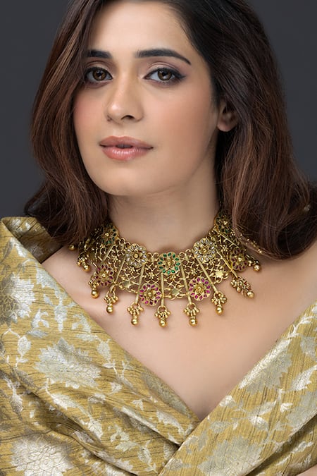 Joules by Radhika Devika Embellished Choker Necklace