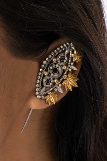 Buy Joules by Radhika Silver Plated Stones Ornate Tribal Statement Necklace Online at Aza Fashions Buy_Joules by Radhika_Silver Plated Stones Ornate Tribal Statement Necklace _Online_at_Aza_Fashions