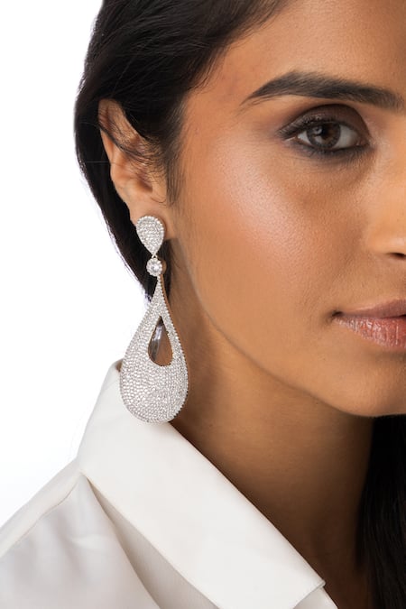 Joules by Radhika Teardrop Statement Earrings 