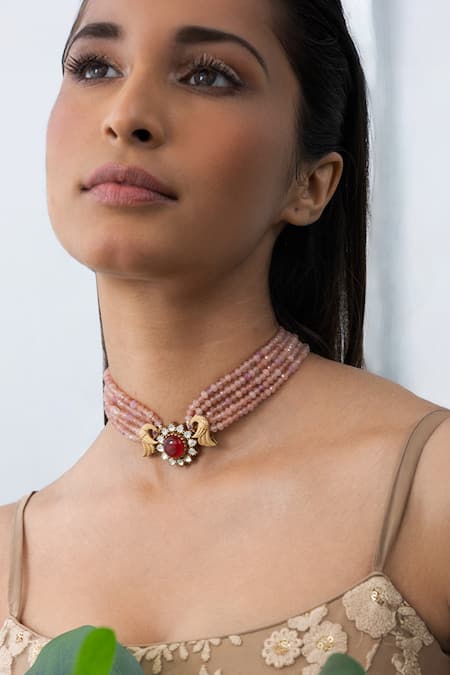 Joules by Radhika Magnificent Regal Choker Necklace 