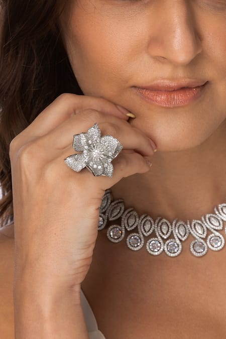 Joules by Radhika Magnificent Heirloom Statement Ring 