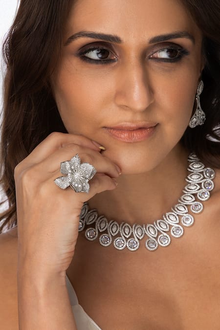 Joules by Radhika Magnificent Heirloom Statement Ring 