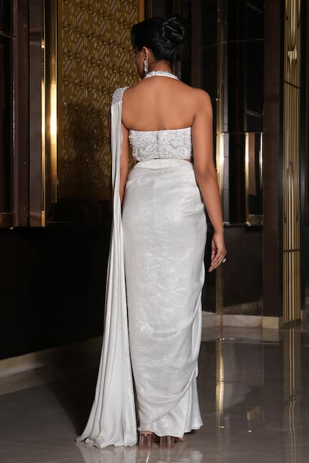 Nikunj By NIIDHI BAJAJ Inara Draped Saree & Blouse 