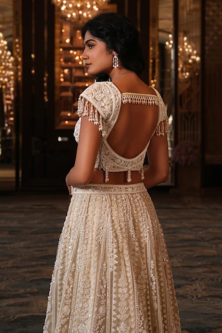 Nikunj By NIIDHI BAJAJ Noorani Embroidered Lehenga Set 