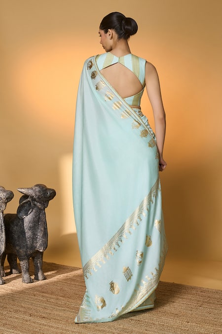 Masaba All Charms Saree With Unstitched Blouse Piece 