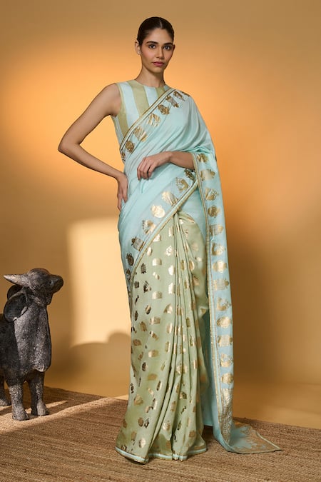 Masaba All Charms Saree With Unstitched Blouse Piece 