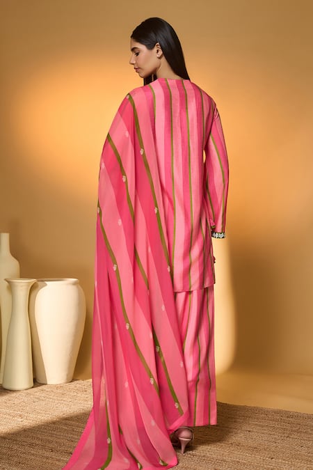 Masaba Sunset Sorbet Striped Kurta Pant Set 