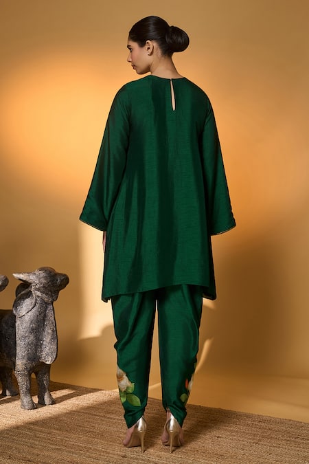 Masaba Rose Blush Embroidered Kurta Set 