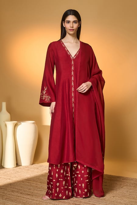 Masaba Deer Totem Print Kurta Sharara Set 