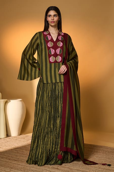 Masaba Anar Garden Printed Skirt Set 