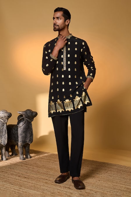 Masaba Turtle Tale Chanderi Kurta & Pant Set 