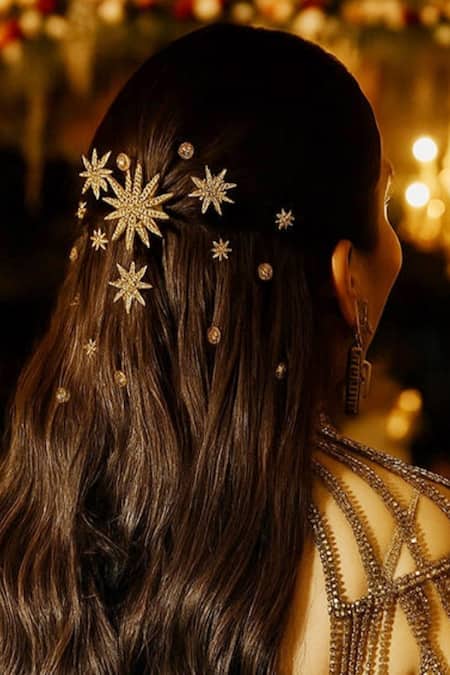 Hair Drama CO Celeste Crystal U Hair Pins - Set of 6