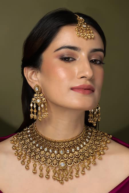 Joules by Radhika Bead Embellished Necklace Set 