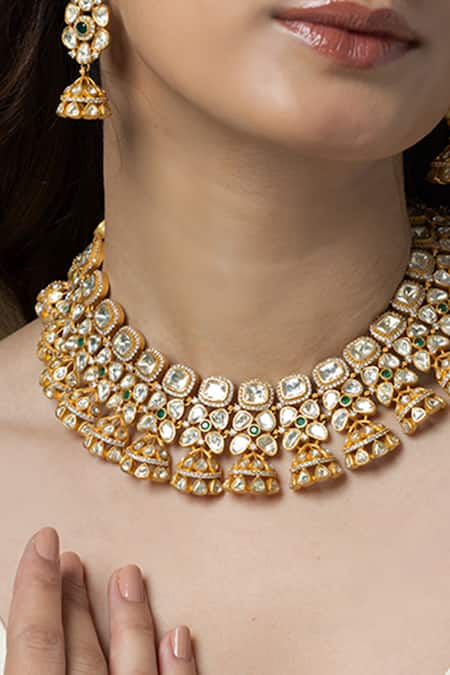 Joules by Radhika Imperial Blossom Necklace Set 