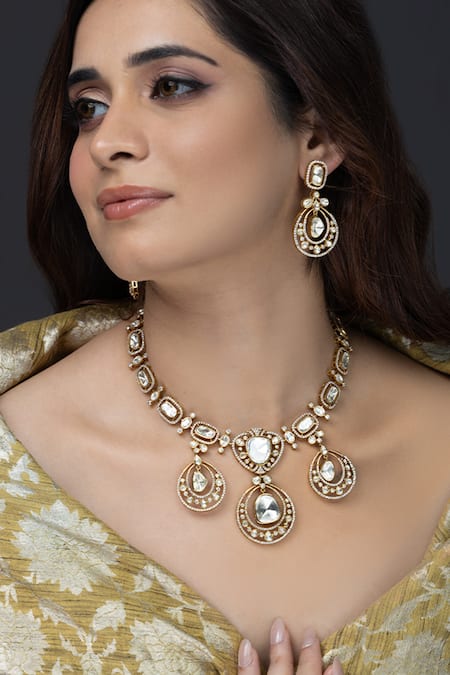 Joules by Radhika Noor Embellished Necklace Set 