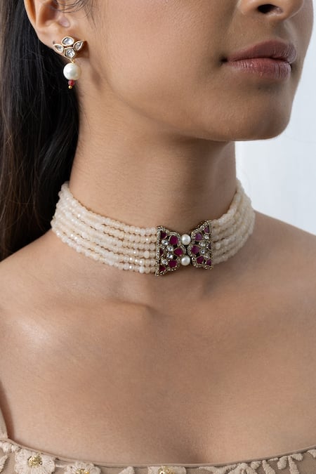 Joules by Radhika Eternal Radiance Necklace Set 