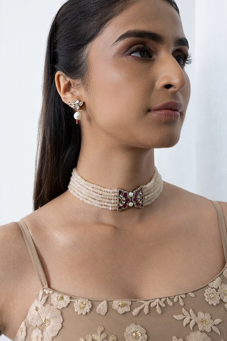 Joules by Radhika Eternal Radiance Necklace Set 