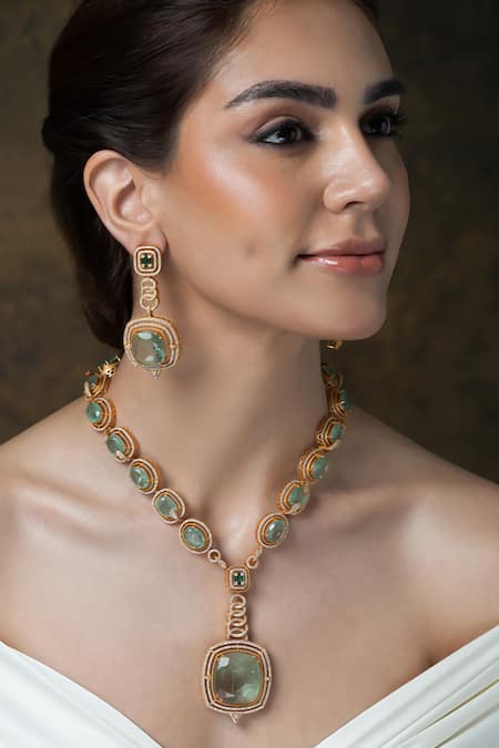 Joules by Radhika Mughal Essence Long Necklace Set 