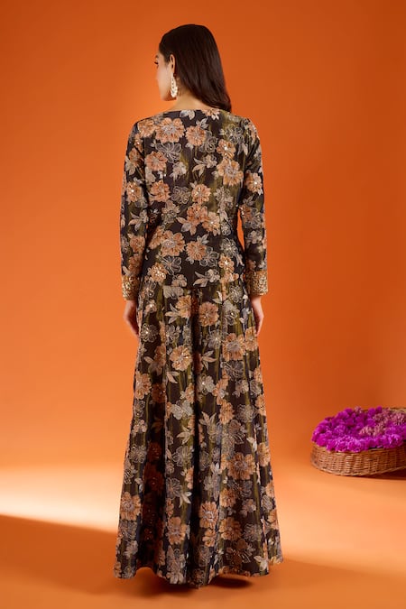 Samyukta Singhania Embroidered Kurta Palazzo Set 