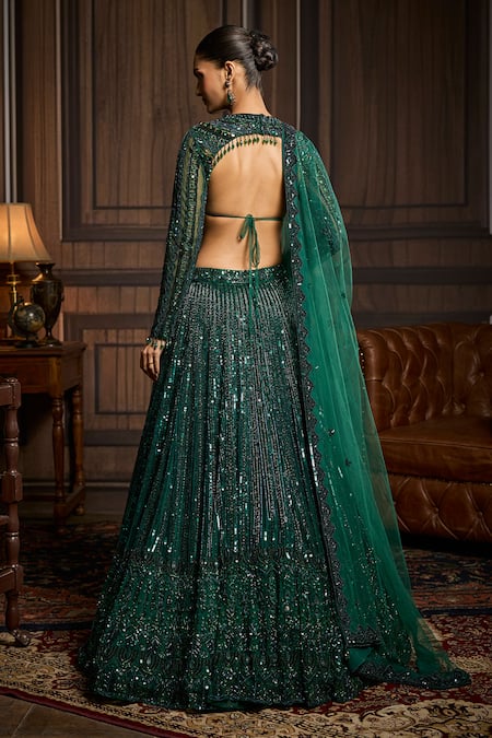 Diyarajvvir Sequin Embellished Lehenga Set 