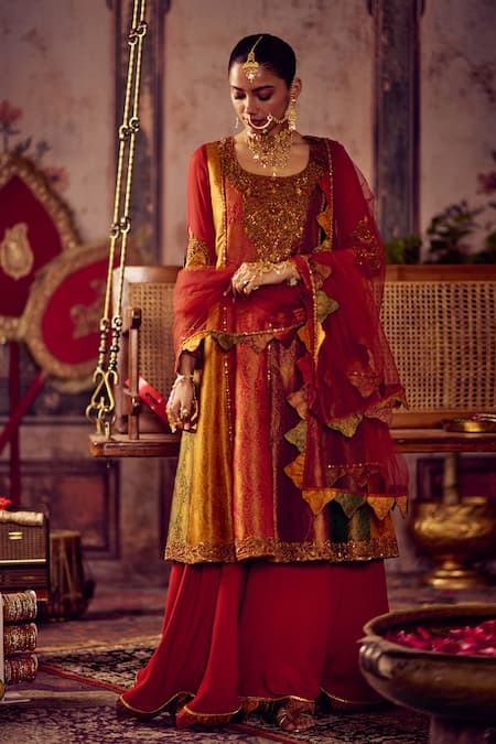 Reeti Arneja Rangrez Net Dupatta