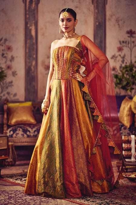 Reeti Arneja Rangrez Net Dupatta