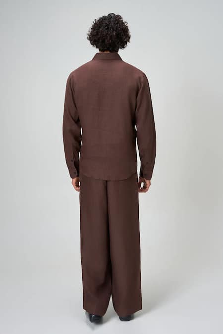 Honey&Me The Espresso Linen Shirt 