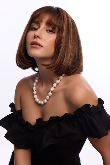 Anaash Baroque Pearl Single Necklace 