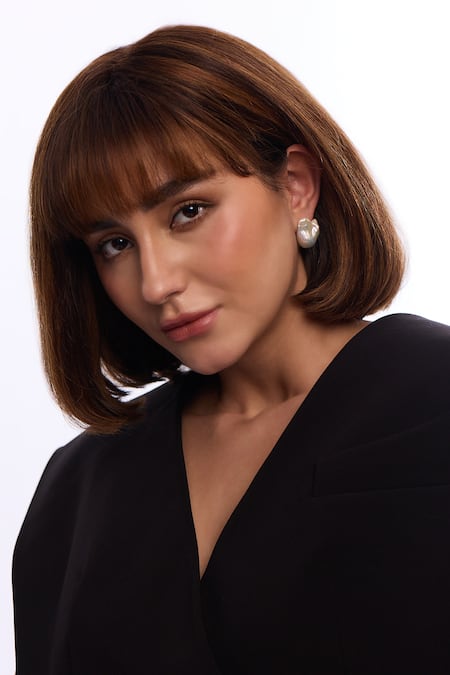 Anaash Royal Baroque Pearl Stud Earrings 