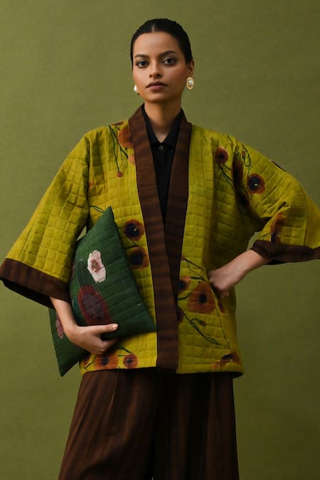 OFRIDA Solar Petals Quilted Jacket 