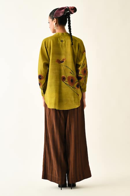 OFRIDA Solar Petals Printed Shirt 