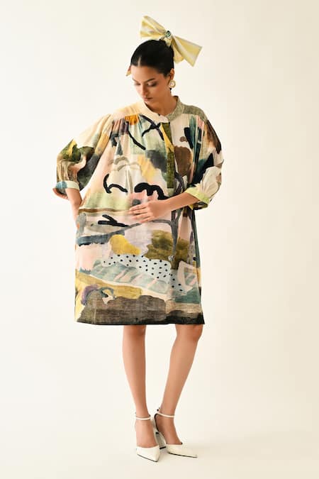 OFRIDA Moonbeam Beach Cotton Dress 