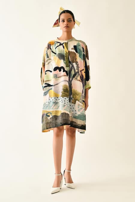 OFRIDA Moonbeam Beach Cotton Dress 