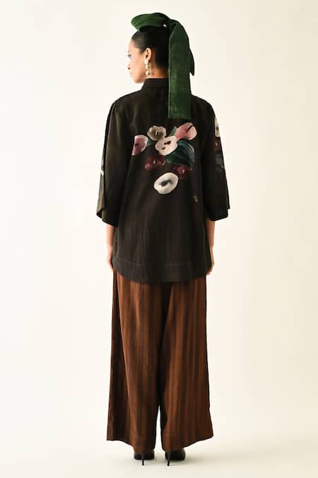 OFRIDA Earth Boota Printed Shirt & Pant Set 