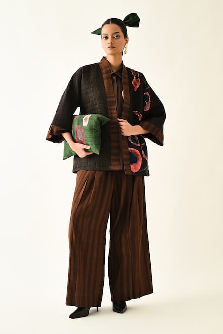 OFRIDA EarthBloom Quilted Jacket & Pant Set 