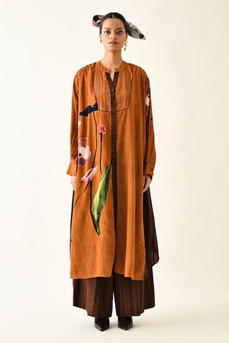 OFRIDA Rusticmoon Anti-Fit Cotton Dress & Pant Set 