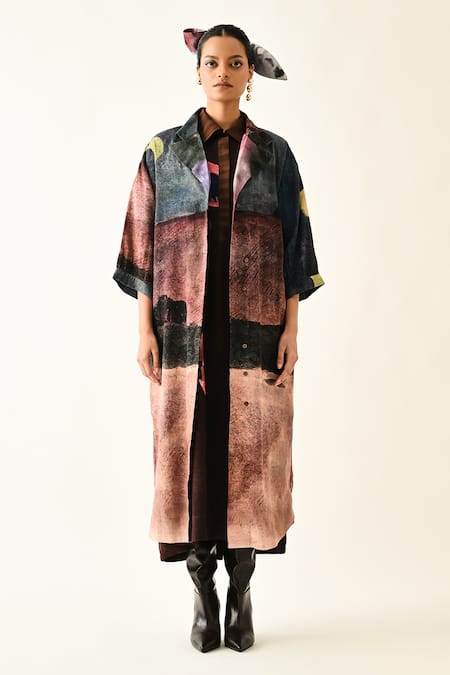 OFRIDA Skyline Trench Dress 