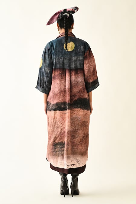 OFRIDA Skyline Trench Dress 