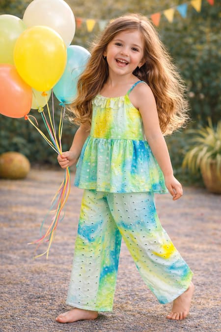 Rage Attire-Sweta Saria Batik Pattern Kurta Pyjama Set 