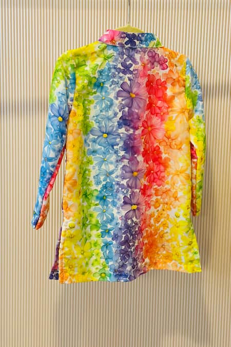 Rage Attire-Sweta Saria Spring Print Kurta Set 