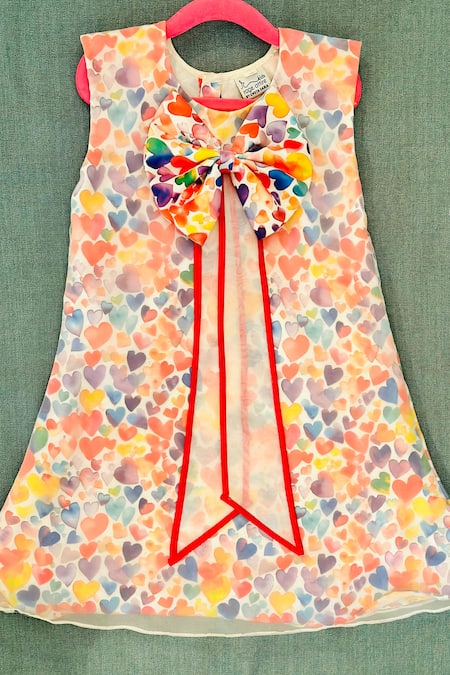 Rage Attire-Sweta Saria Mukti Heart Layered Dress 